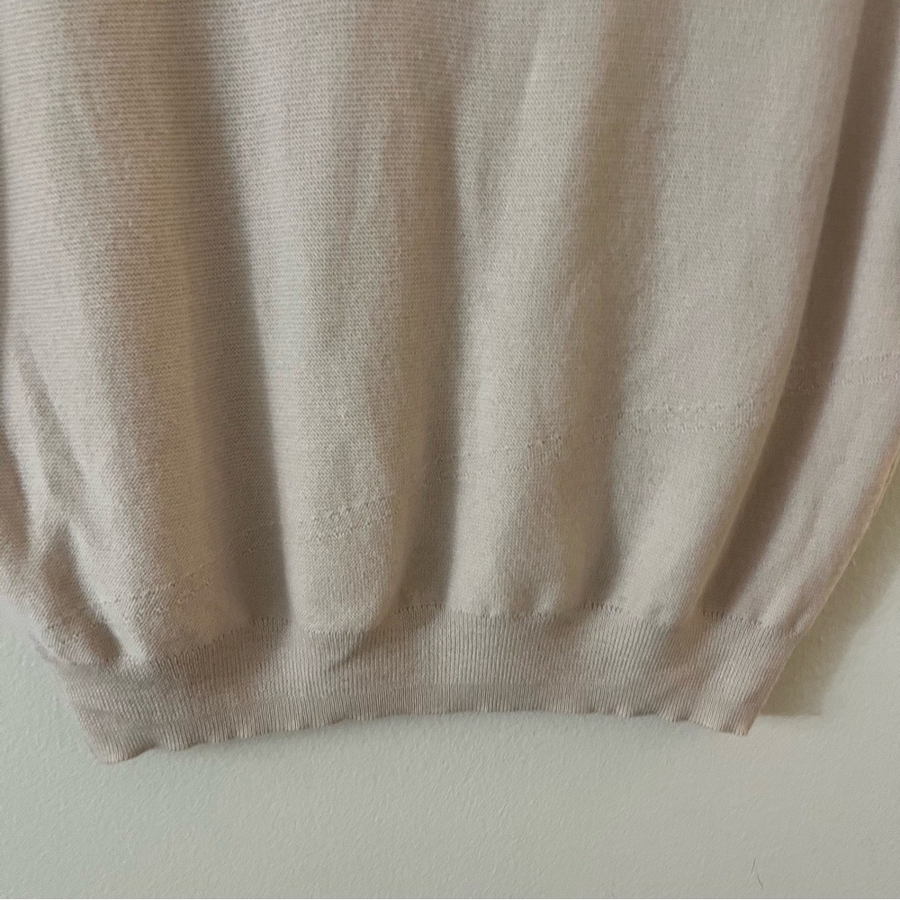 The Reset R Label Essential Pullover Wool Sweater Natural S/M - Picture 12 of 13